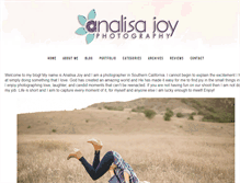 Tablet Screenshot of analisa-joy.com